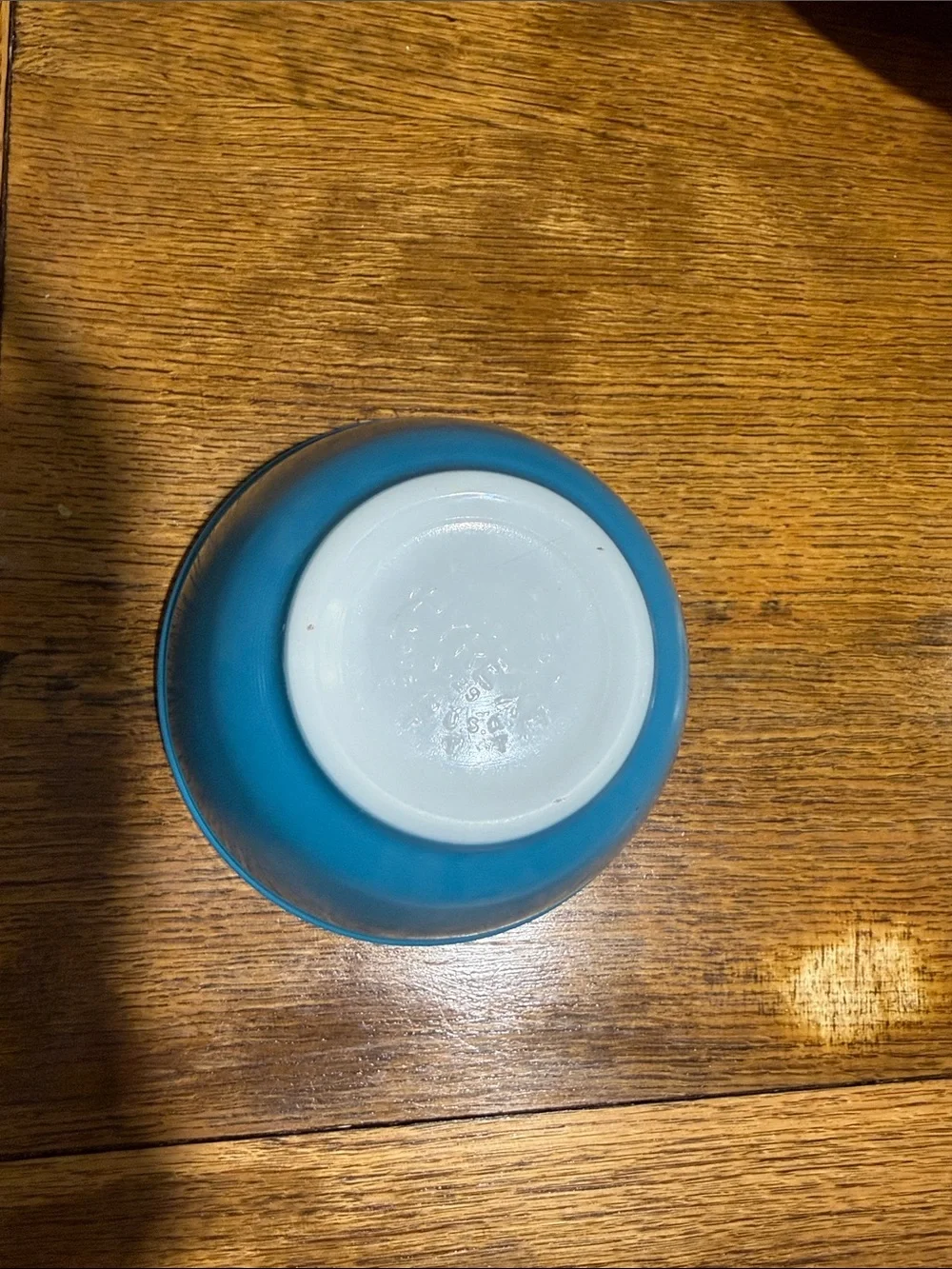 Pyrex Blue primary Rare TM 401 Mixing Bowl